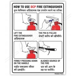 HOW TO USE DCP TYPE EXTINGUISHER