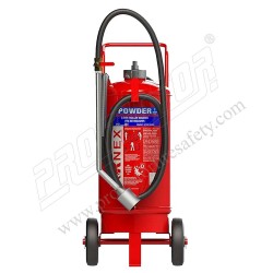 Fire Ext D Type Metal Trolly mounted 50 kg Kanex