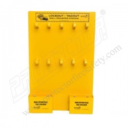 Open Lockout Tagout Wall Mounted Station (L) 20" X (W)11"