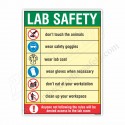 Lab Safety Sign Board