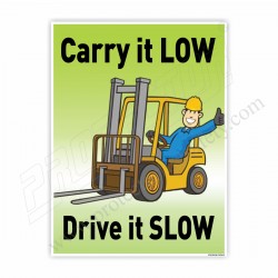 Carry is low drive it slow 