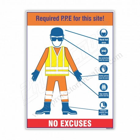Required PPE for this site | Protector FireSafety