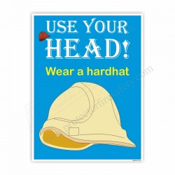 USE YOUR HEAD, WEAR A HARDHAT