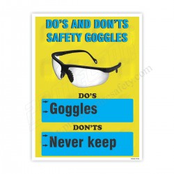 Do's & Don'ts Safety Goggles 