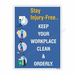 Clean Workplace Awareness Poster