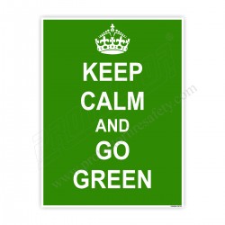 KEEP CLAM AND GO GREEN