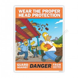 WEAR THE PROPER HEAD PROTECTION