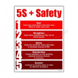5S SAFETY CHART