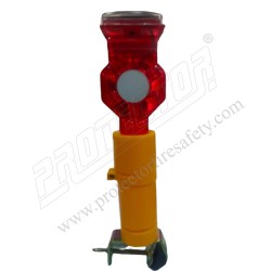 Solar warning light for Delinator with clamp