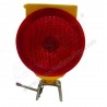 Traffice Delinator Solar Warning Light  with clamp