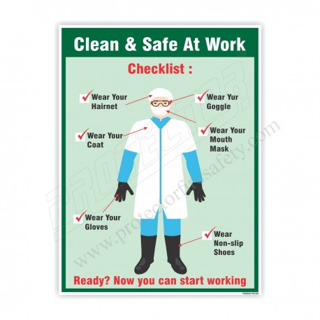 CLEAN & SAFE AT WORK