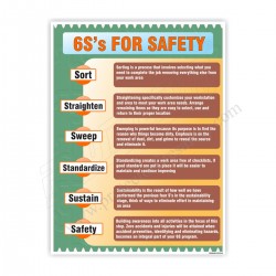 6S's for Safety Poster