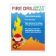 Fire drill safety rules Poster