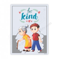 Be kind safety poster