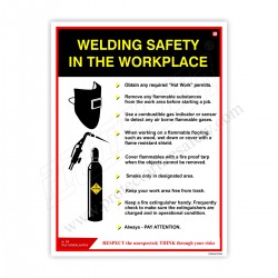 Welding Safety In The Workplace Safety Poster