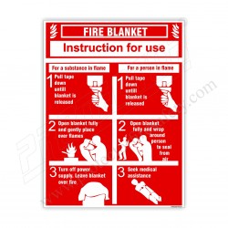 How To Use Fire Blanket Insturtion For Use