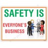 Safety is everyone's business  safety poster