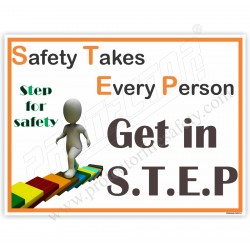 Safety takes every person safety poster