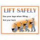 Lift safety poster