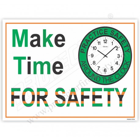 Make time for safety poster
