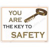 Key  safety poster