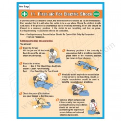 First Aid For Electric Shock Chart