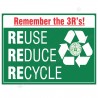 Remember The  3R'S! safety Poster