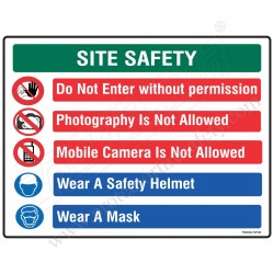  Site Safety Poster