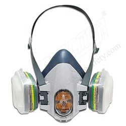 Mask reusable half  face V-900 with v-7900 multi gas filter Venus  | Protector FireSafety