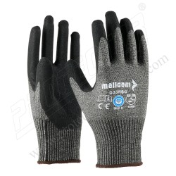 Hand Gloves Cut Resistant With Steel Wire Level 4  D33NBG Mallcom| Protector FireSafety