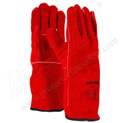 Hand gloves leather F 437 Mallcom | Protector FireSafety