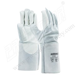 Hand gloves leather welder F 234 Mallcom | Protector FireSafety