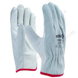 Hand gloves leather driving D 662 Mallcom | Protector FireSafety