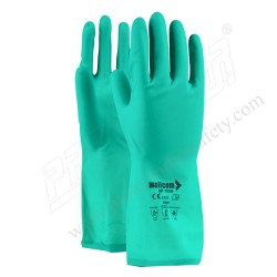 Hand gloves nitrile with flock lined NF 153G Mallcom | Protector FireSafety