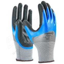 Hand gloves double deep nitrile  P35NHK Mallcom | Protector FireSafety