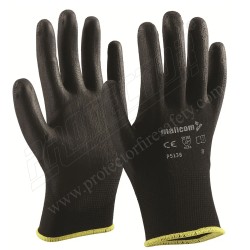 Hand gloves PU coated P 513 B Mallcom | Protector FireSafety