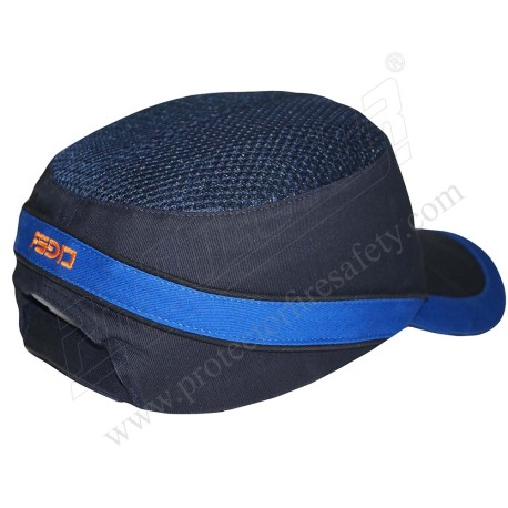 Bump cap long peak Sapphire with chin strap Mallcom | Protector FireSafety