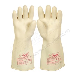 Electrical Hand gloves Type 4 25000 volt WP 17 KV Crystal | Protector FireSafety