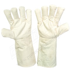 Hand gloves cotton drill 35 cm Protector | Protector FireSafety