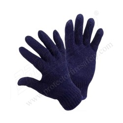 Hand gloves knitted Blue 40 Protector | Protector FireSafety