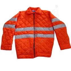 Jacket With  3M Ref Tape Full sleeve Cotton Drill 240GSM  | Protector FireSafety