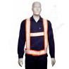 Cross belt with 50 mm chest belt with Reflective tape | Protector FireSafety