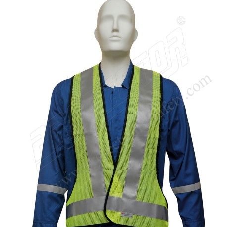 Jacket net type 3 side open reflective tape | Protector FireSafety