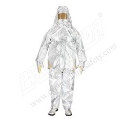 Aluminized fiber glass fire  proximity suit  2 layer  Commercial Grade| Protector FireSafety