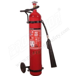 Fire Extinguisher CO2 type 9 Kg trolly mounted Safety Fire | Protector FireSafety