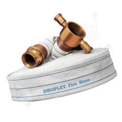 Fire hose 63 mm X 15 M Droplet C.P. Type with IS 202 Coupling    | Protector FireSafety