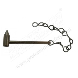 Fire hammer with small chain | Protector FireSafety
