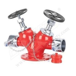 Fire hydrant landing valve double stainless steel ISI   | Protector FireSafety