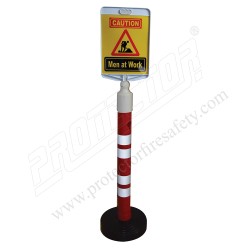 Bollard with message plate | Protector FireSafety