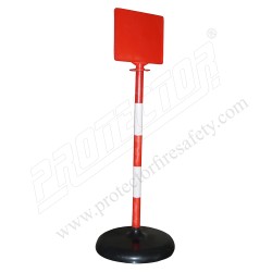 PVC Road Delineator with message board | Protector FireSafety